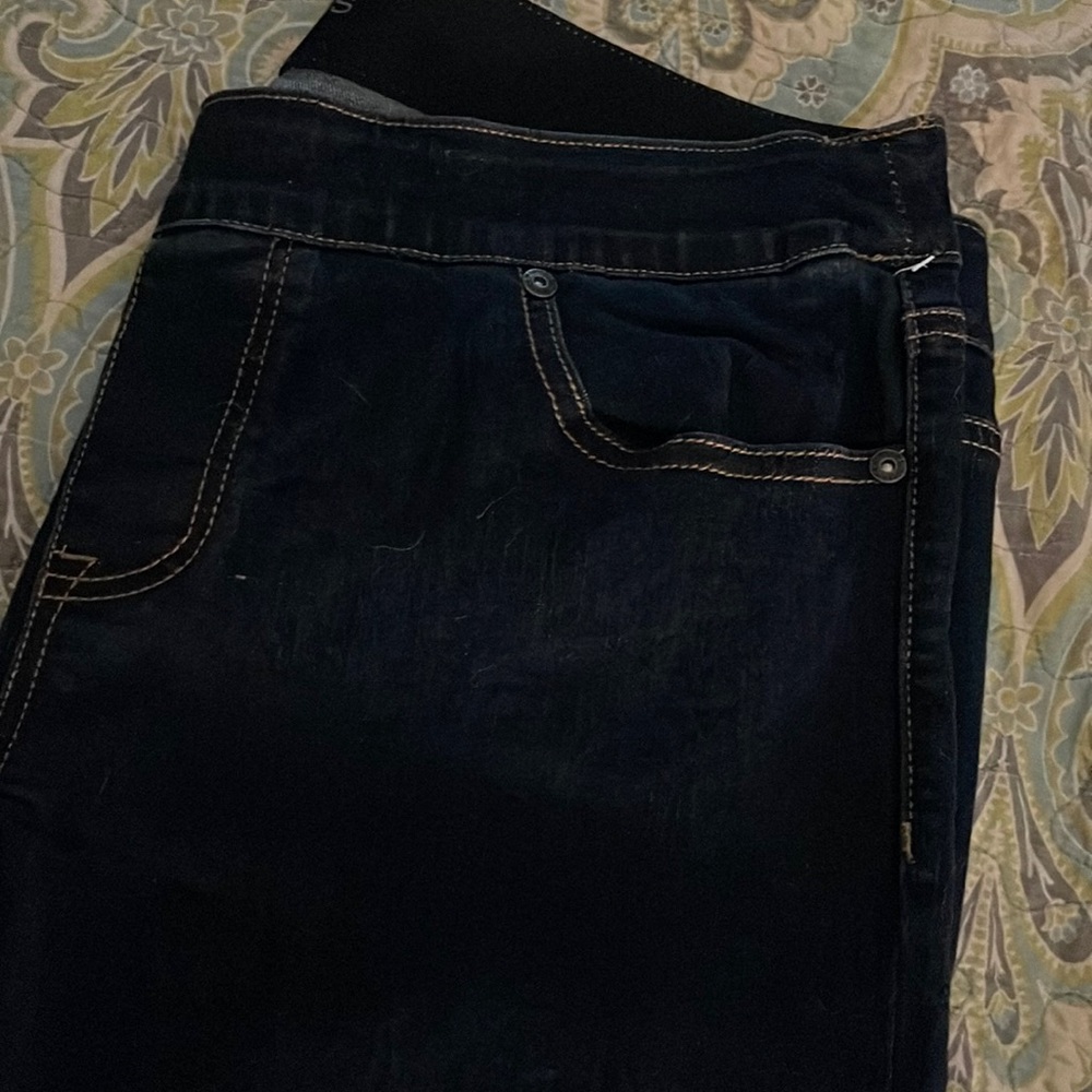 Dark blue jeans